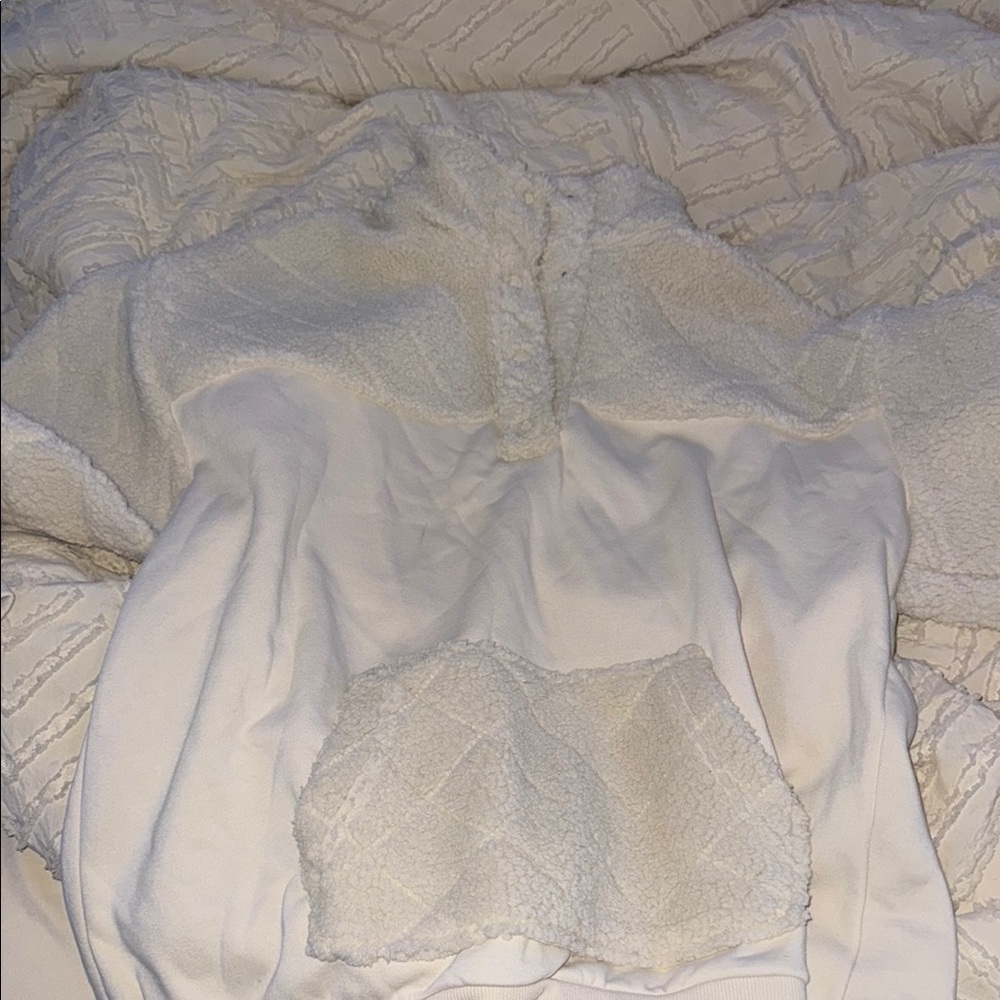 Time and Tru Cream Fleece Jacket